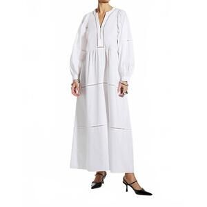 NEW CARESTE clare maxi dress in white
